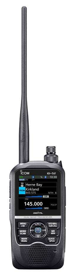 Introducing the ID-52E D-STAR Digital Handheld Transceiver!
