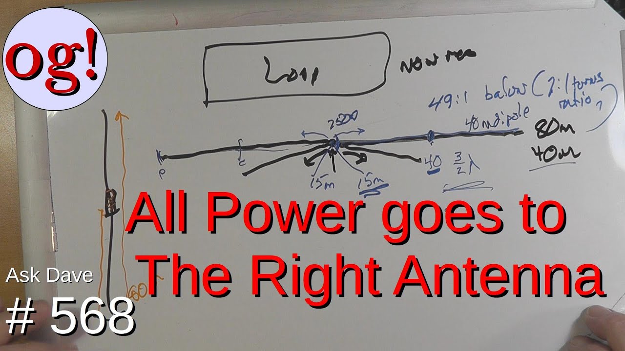 All Power goes to the Right Antenna