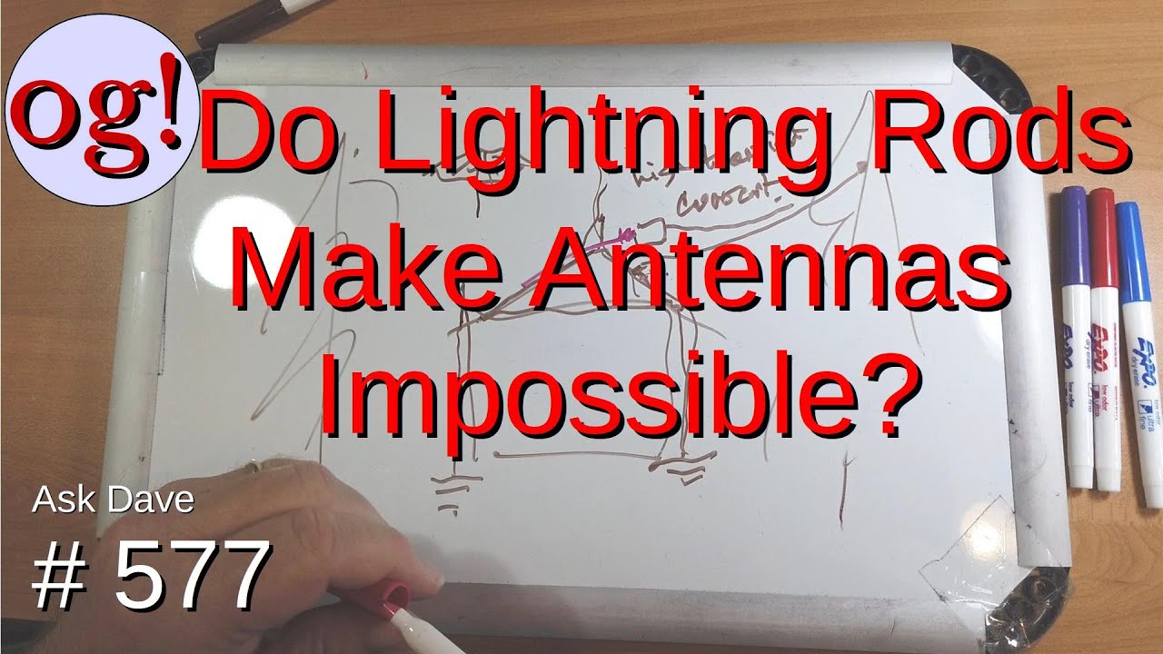 Do Lightning Rods make Antennas Impossible?