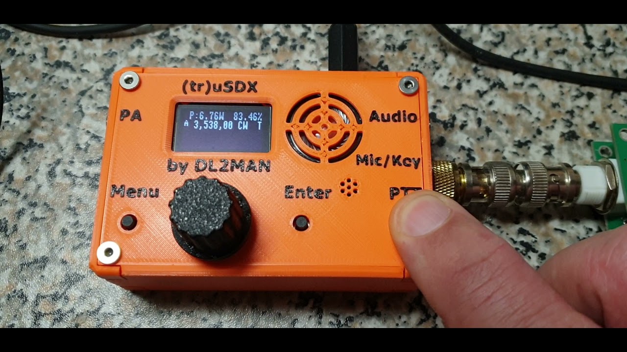 (tr)uSDX Prototype: on-board measurement equipment demo