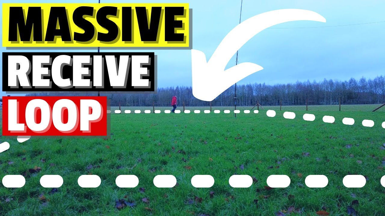 Installed a HUGE 90m (300 feet) Receive Loop