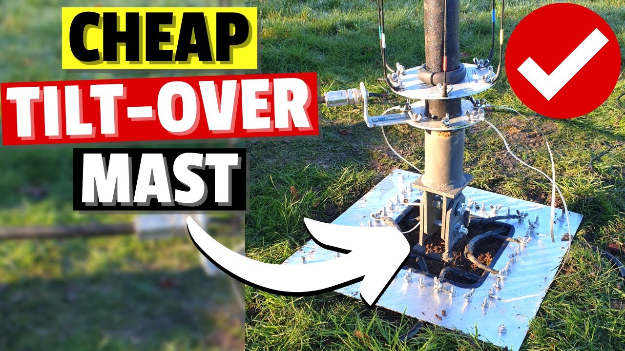 Cheap Tilt-Over Vertical Antenna