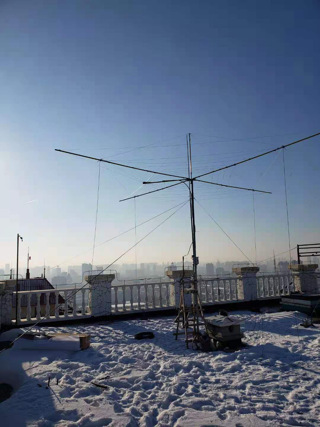Cobweb Antenna 7+3 band 7 10 14 18 21 24 29 MHz