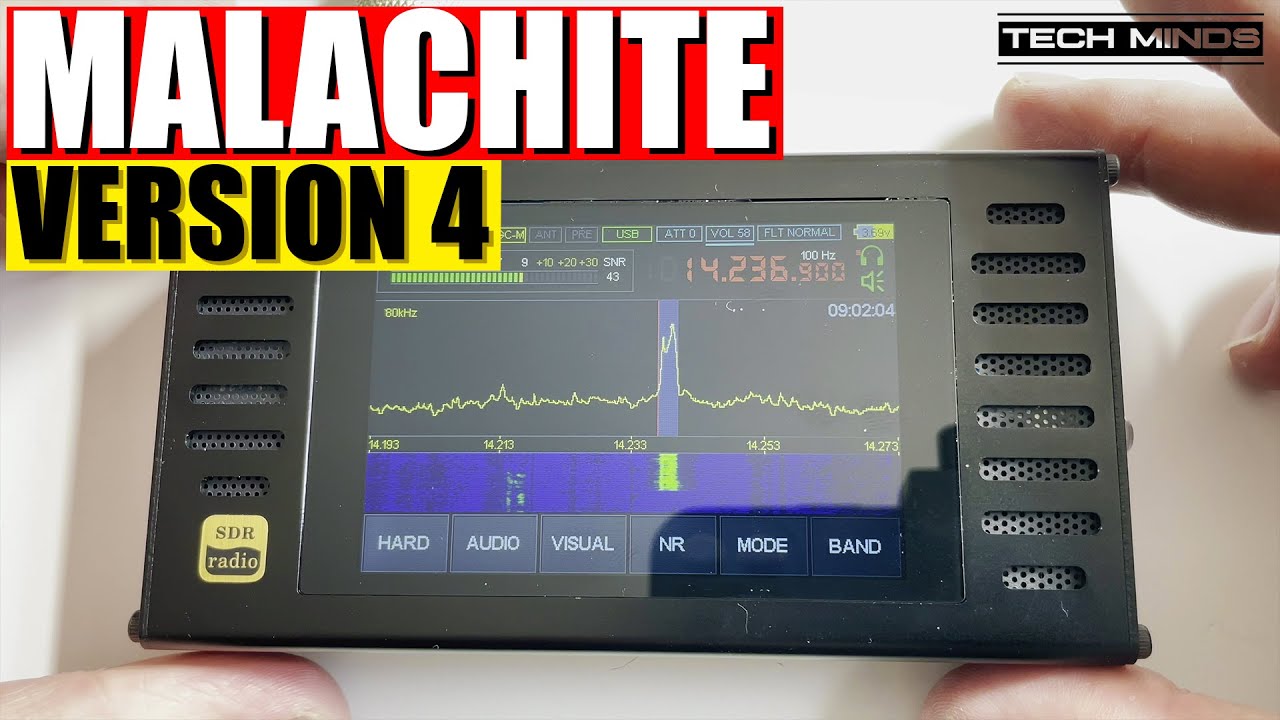 Malachite V4 SDR DSP Radio Receiver 50KHz – 2GHZ