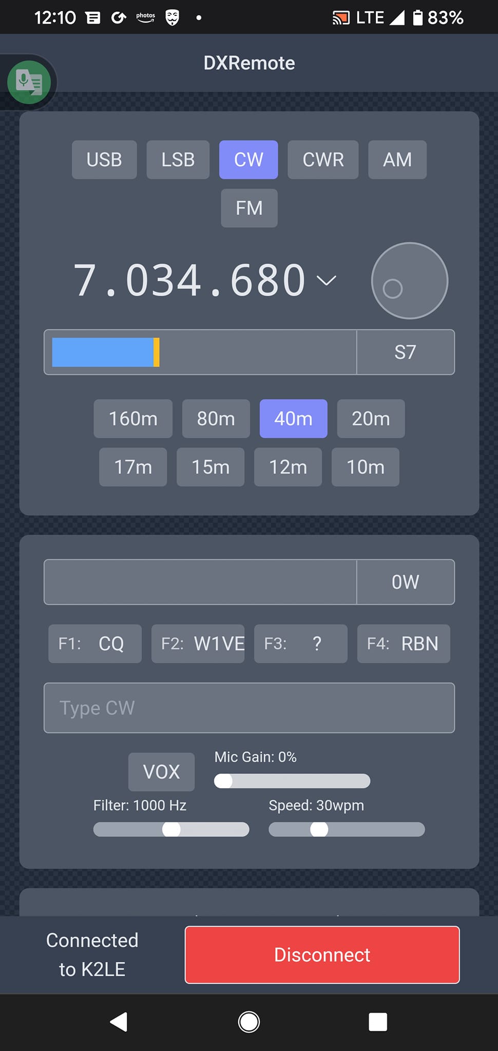 K4BEN, announces the official beta of his Remote Radio Service