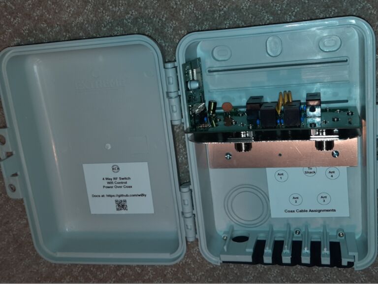 4 Way Remote Antenna Switch with WiFi