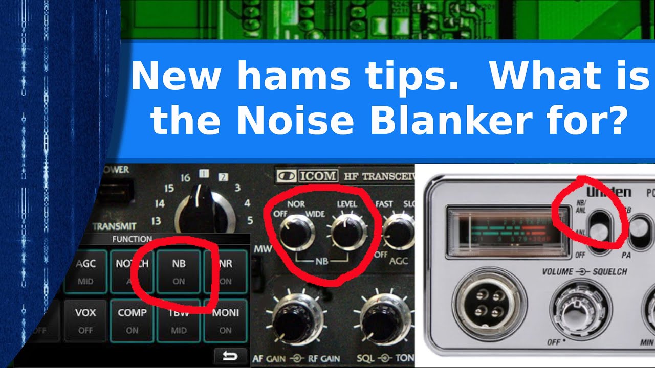 What is the Noise Blanker used for?