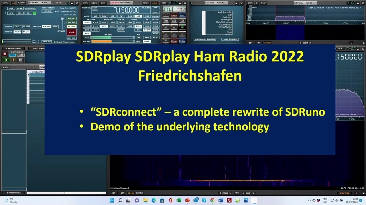 SDRplay SDRconnect demo at Friedrichshafen 2022