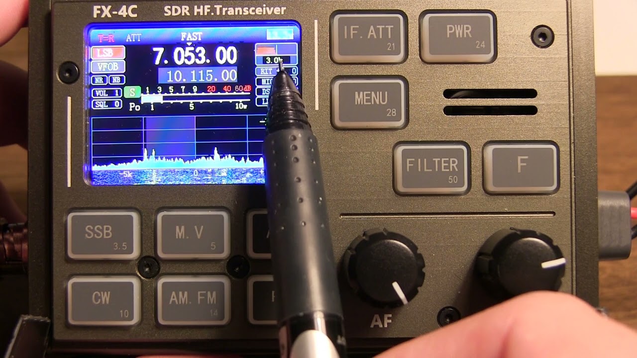 FX-4C SDR QRP Transceiver | Review of features and operating controls