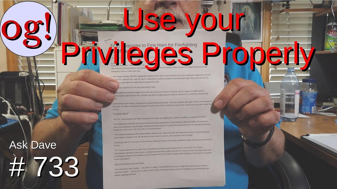 Use your Privileges Properly – Ham Radio