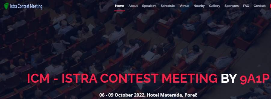ICM – ISTRA CONTEST MEETING BY 9A1P