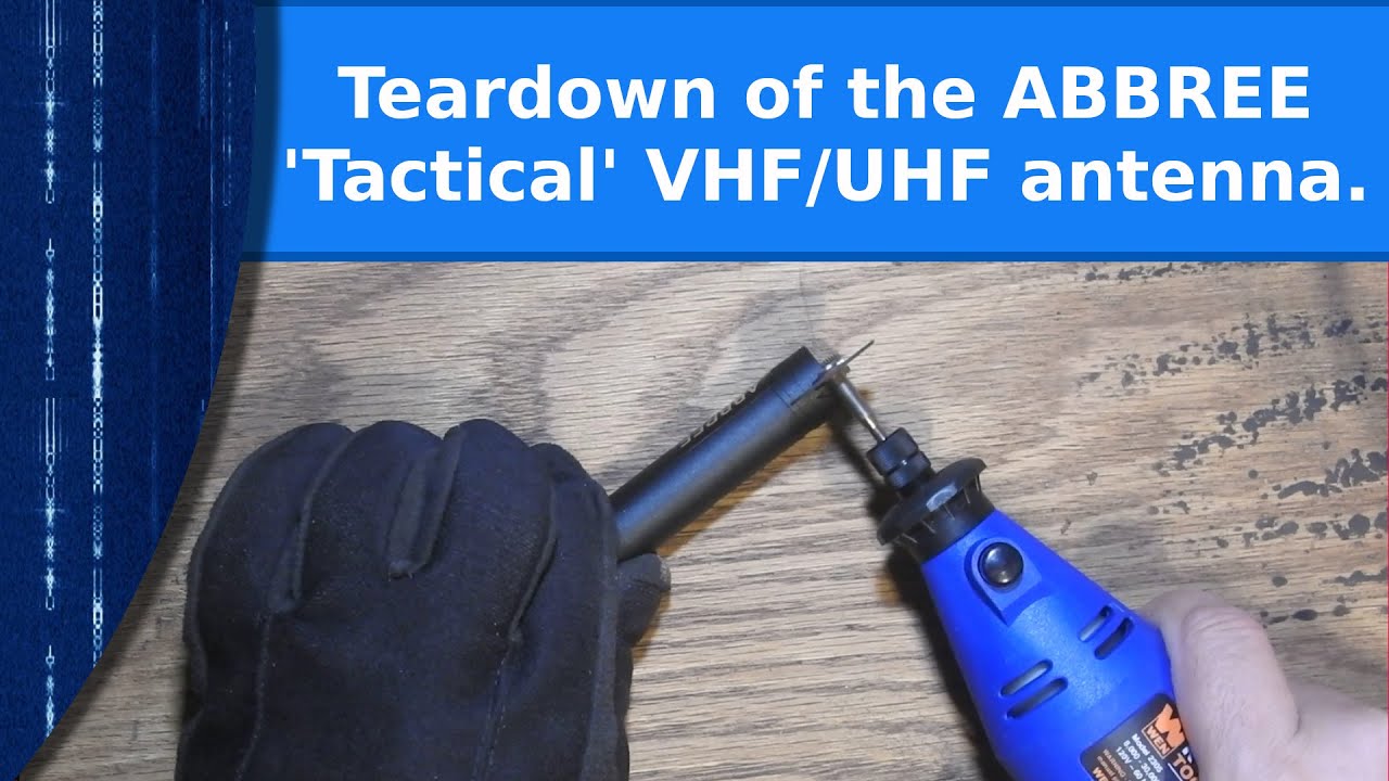 Tear down of the ABBREE tactical VHF/UHF antenna