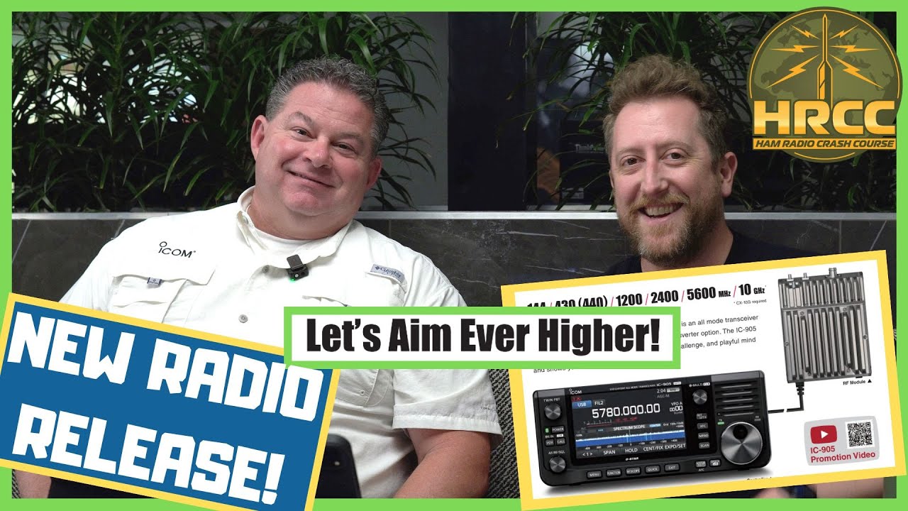 ICOM IC-905 Announcement Live React With Ray Novak
