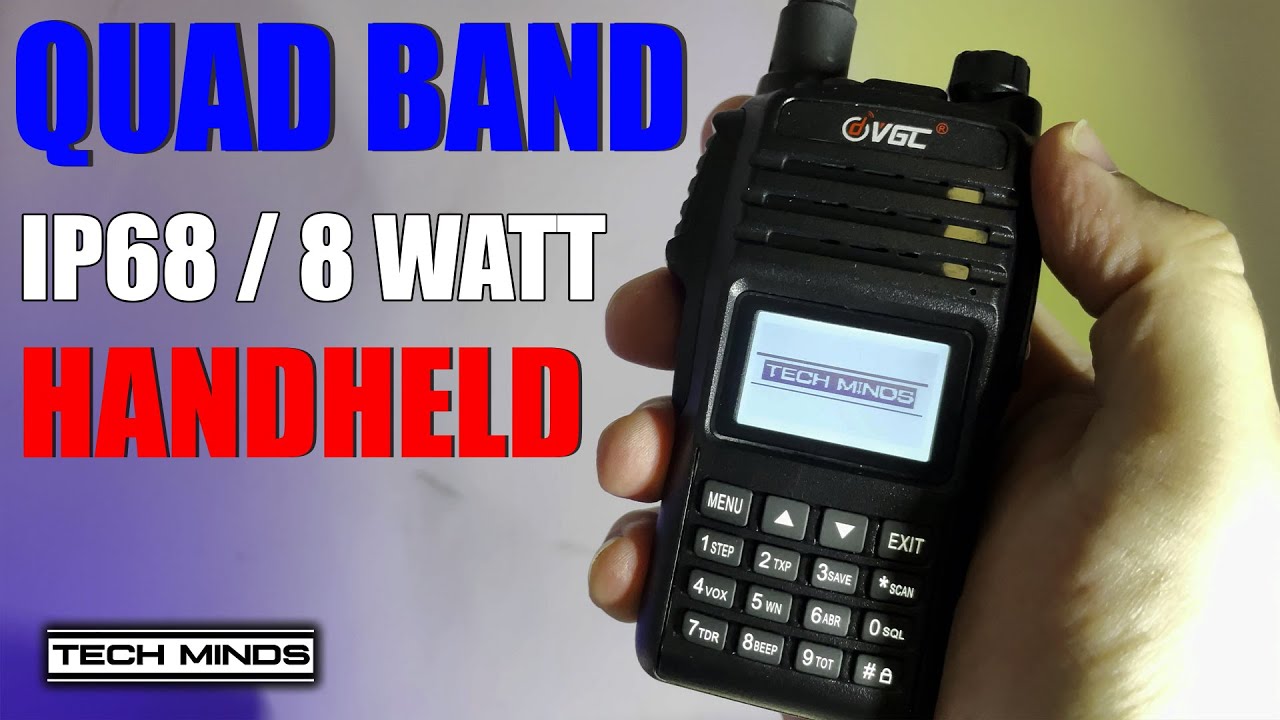 VERO VGC VR-UV4 Quad Band IP68 Two Way Radio