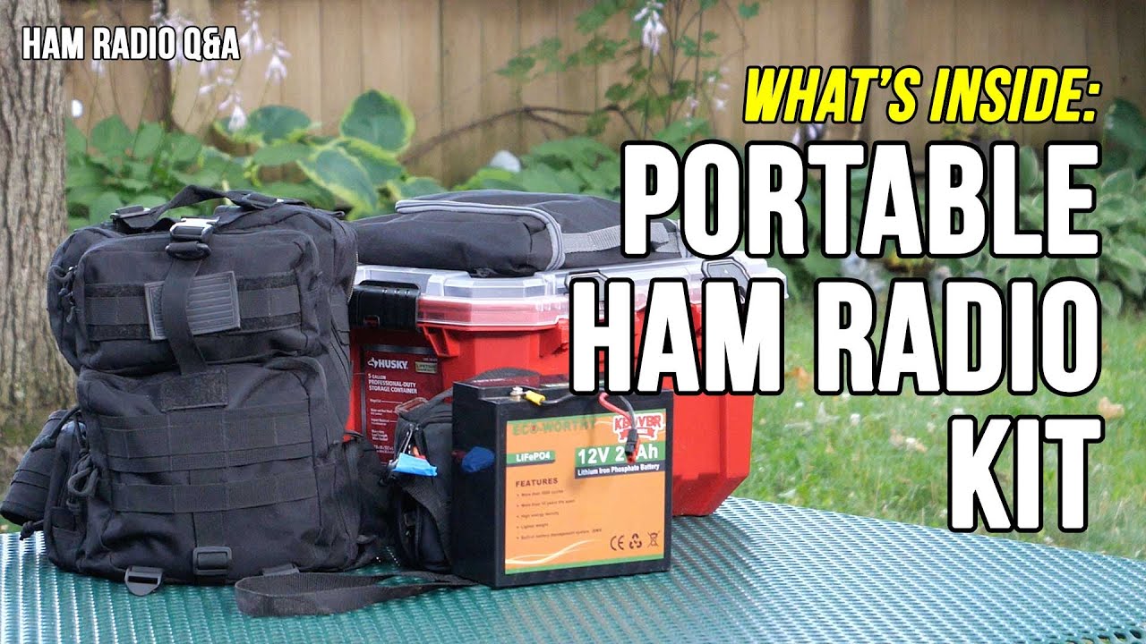 HF ham radio portable kit: 2022 edition 