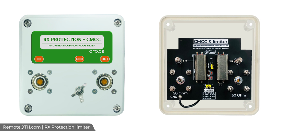 RX protection limiter with CMCC