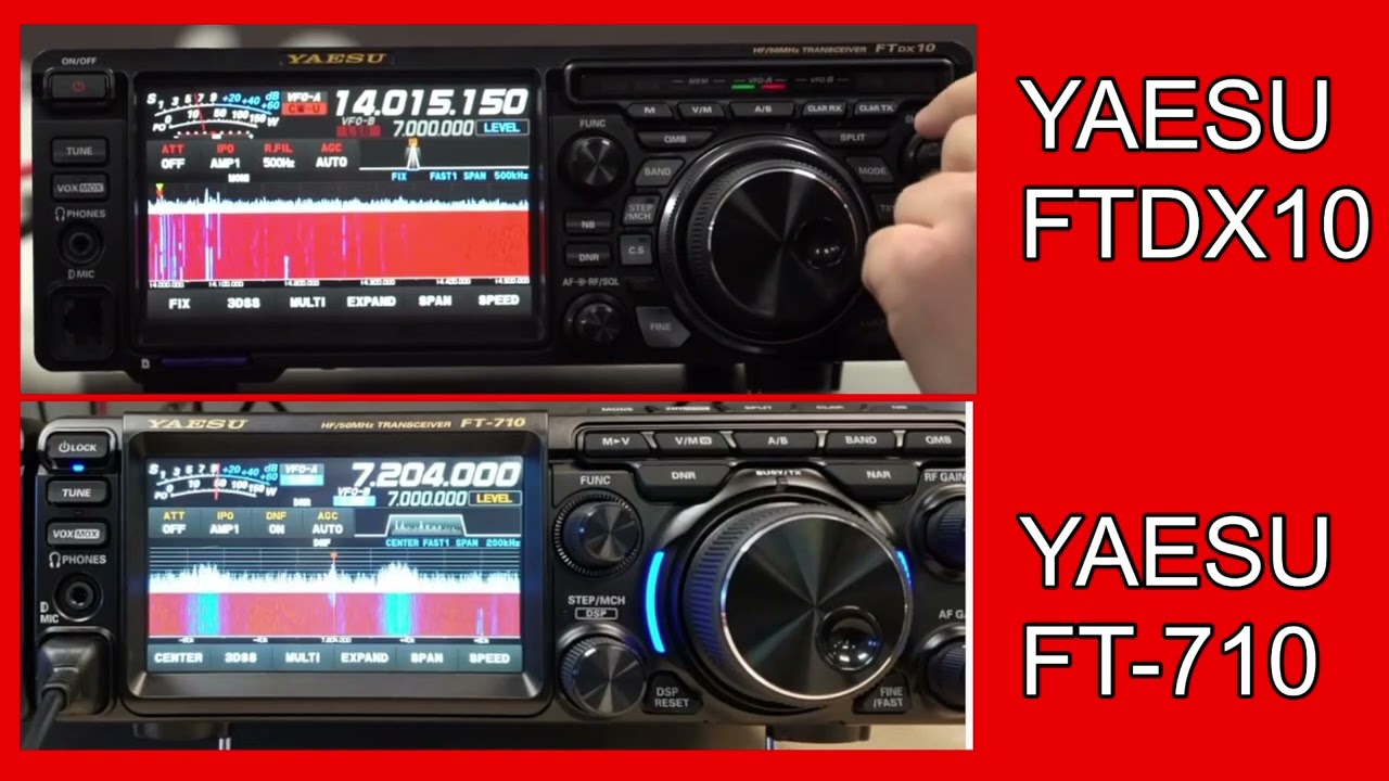 Yaesu FT-710 AESS & FTdx10 – RX Audio Comparison Yaesu FT-710 AESS & FTdx10 – RX Audio Comparison