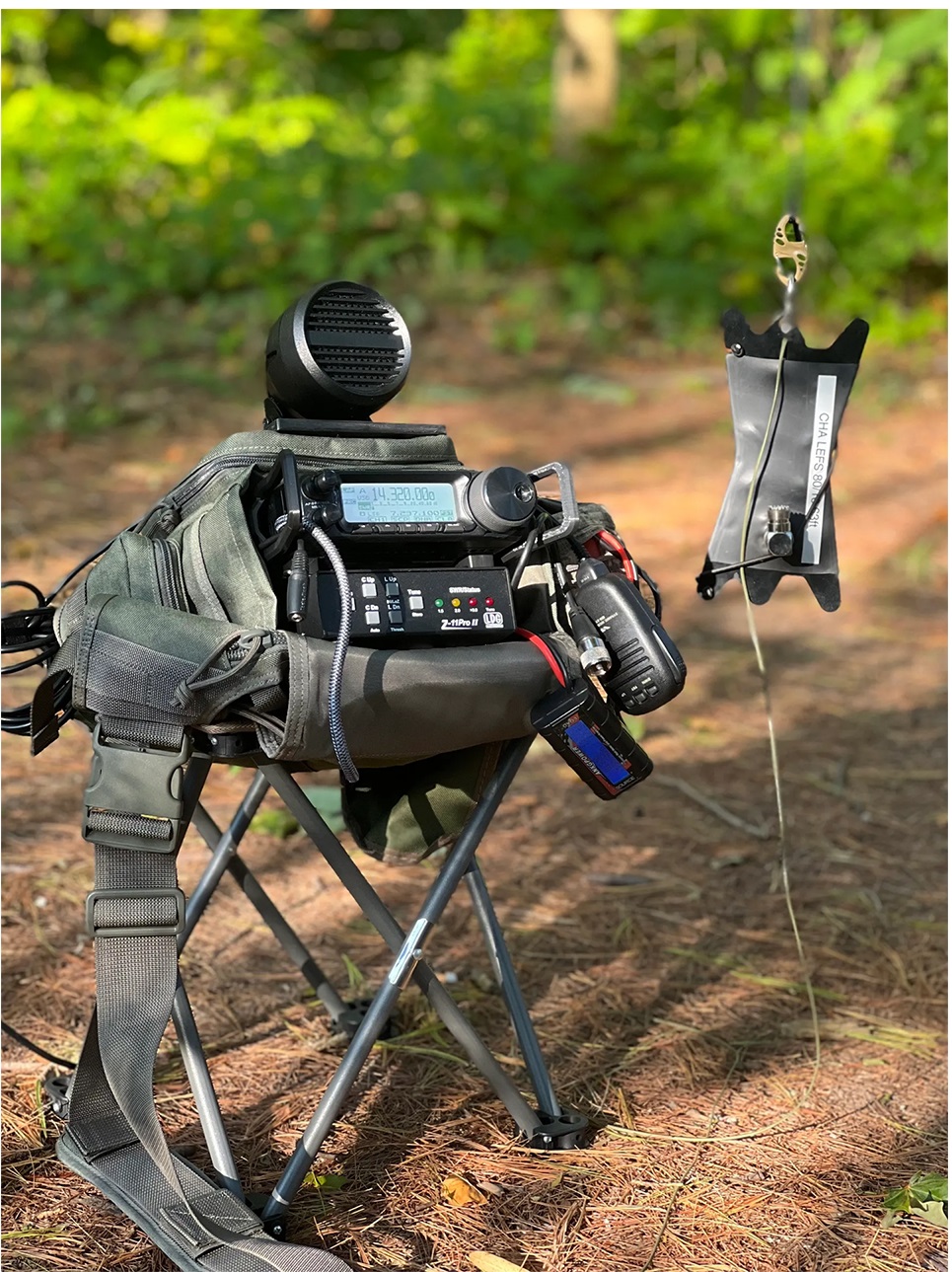 Now even better! Chameleon LEFS 8010 Lightweight End Fed Sloper Antenna Now even better! Chameleon LEFS 8010 Lightweight End Fed Sloper Antenna